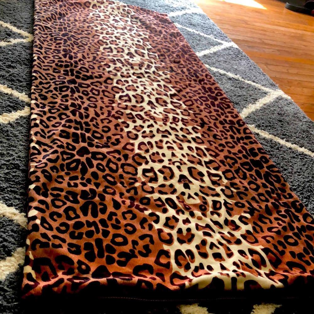 Cheetah print body pillow